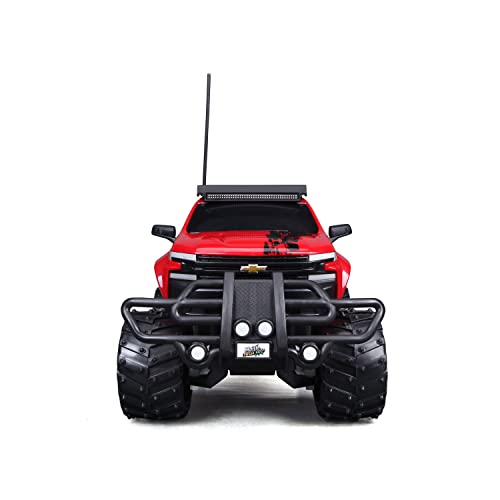 Maisto Tech R/C 1:16 Scale 2.4 GHz Off Road 2019 Chevrolet Silverado, Red - Image 2